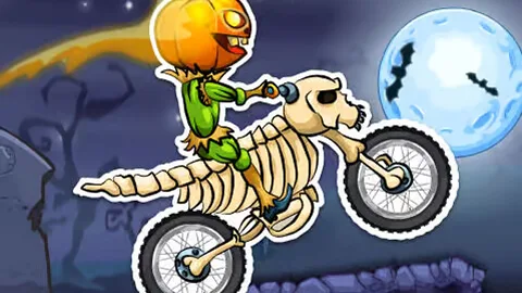 Moto X3M Spooky Land - 無料ブラウザゲーム