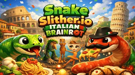 スネーク・スリザリオ：イタリアン・ブレインロット - 人気の無料ヘビゲーム